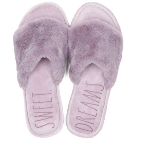 Rae Dunn Cozy Slippers Women's Size Medium (7-8) Sweet Dreams - Picture 1 of 3